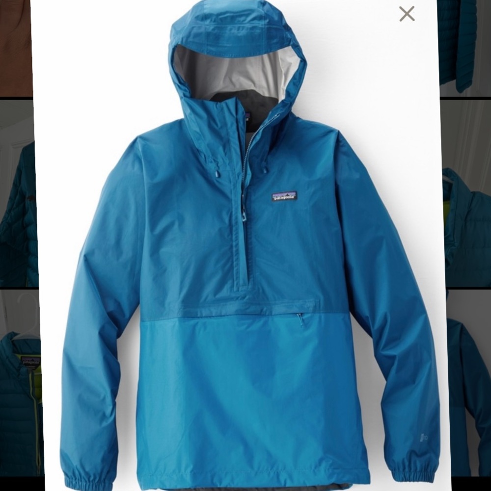 Patagonia torrentshell half zip rain jacket